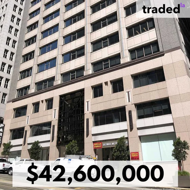 Wells Fargo Sells 550 California Street Tower In San Francisco For $42.6M