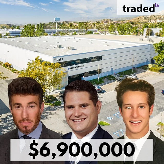 Brandon Michaels, Matthew Luchs, And Austin Sreden Sell Industrial Property In Simi Valley For $6.9M