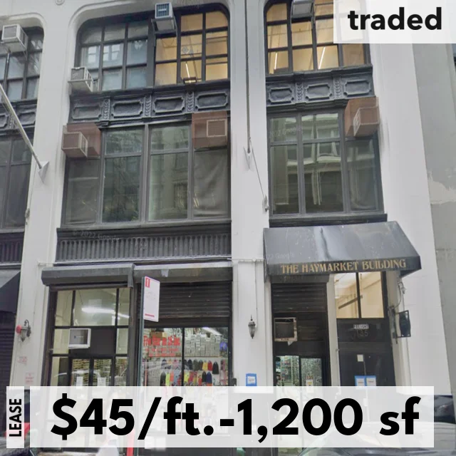 Mfm Properties LLC Leases 1200 SF At 135 W 29th St In New York At $45/SF