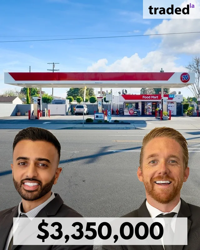Shoeb Ikram & Chandler Kelley Of The Gas Broker Facilitate Retail Sale In Norwalk For $3.35M