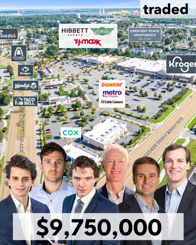Mason Ghaniabadi, Jordan Meehan, Grayson Hume, Randy Keith, And Edward Rice Acquire Retail Asset In Portsmouth For $9.75M