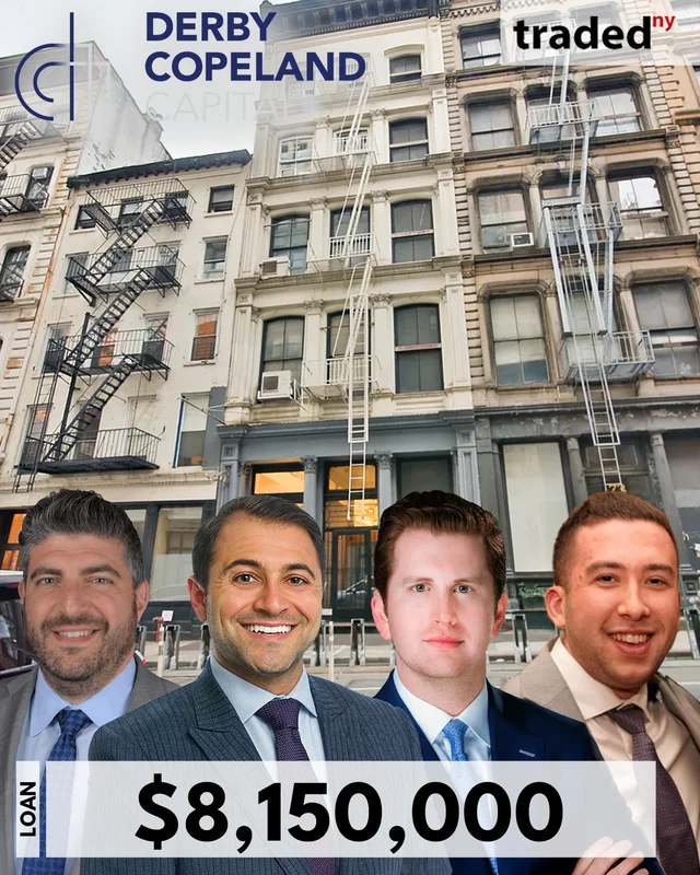 Derby Copeland Capital Closes $8.15M Refinance Loan For Multifamily Properties In TriBeCa