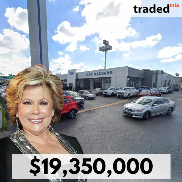 Victor Benitez Of Verium Investments LLC Acquires Hialeah Ford Dealership From Machado Trust For $19.35M