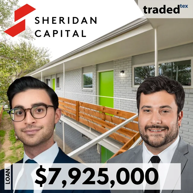 Sheridan Capital Provides $7.93M Acquisition Loan For Multifamily Asset In Dallas