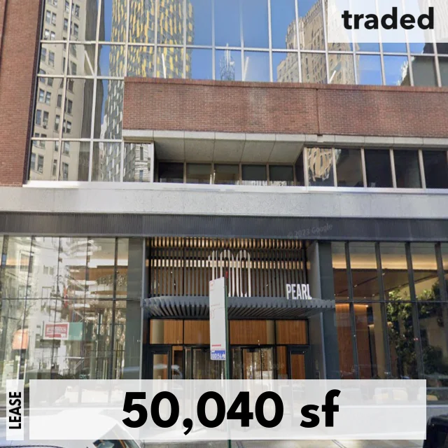 Fred Alger Management Leases 50040 Square Feet At 100 Pearl St New York From GFP Real Estate