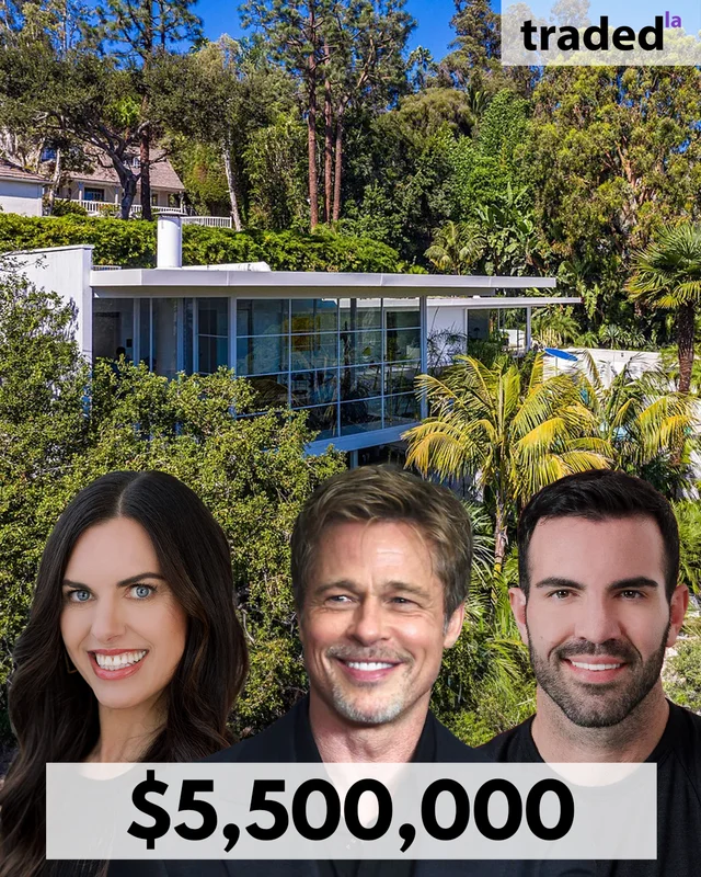 Brad Pitt Sells Los Feliz Mid-century Modern Home With Carolwood Estates Brokers For $5.5M