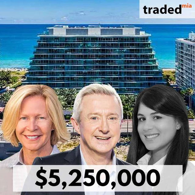 BBG & M LLC Acquires Surfside Condo On Collins Avenue For $5.25M