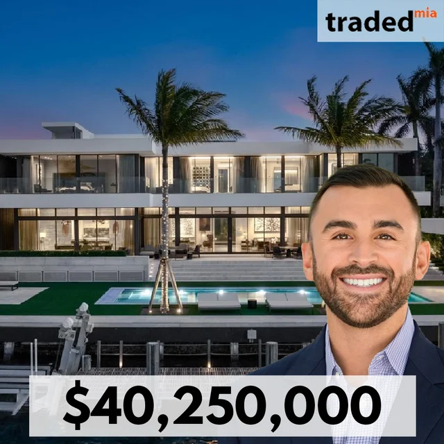 Isaac Malagon Of Compass Represents Buyer In $40.25M Sale Of Hibiscus Island Home
