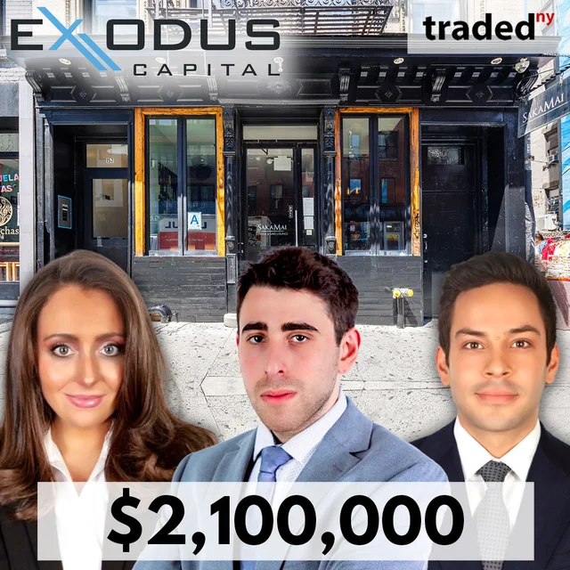Exodus Capital Represents Seller Paul Ujlaky In $2.1M Lower East Side Retail Sale