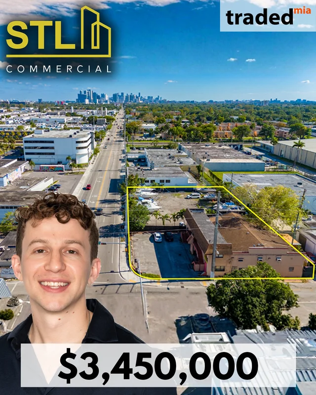 Alexandros Tsoulfas Of STL Commercial Sells Development Site In Miami For $3.45M