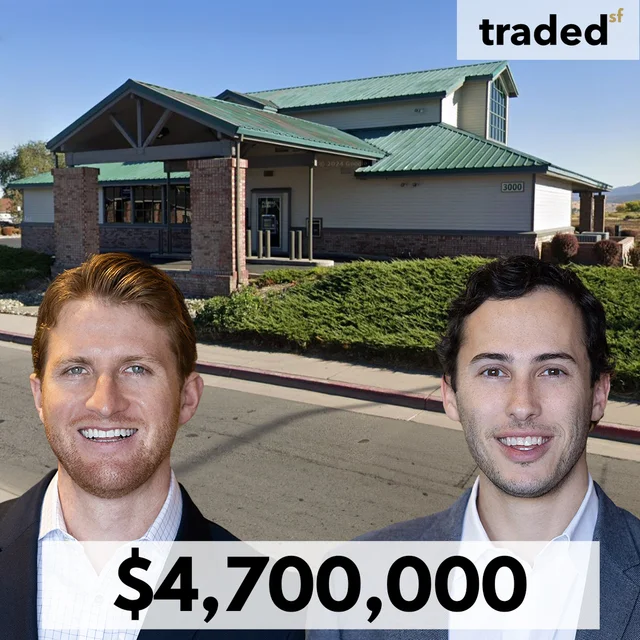 San Diego Investor Acquires Plumas Bank Property In Susanville For $4.7M With Alexander Moore And Jeff Lefko As Brokers