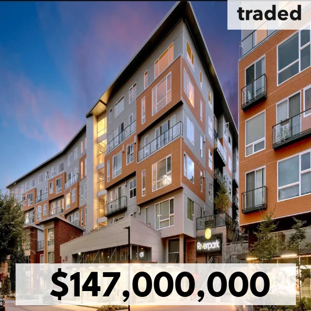 Fairfield Residential Acquires Riverpark Apartments In Redmond For $147 Million From Equity Residential