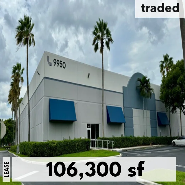 Aeropost Inc Leases 106,300 SF Industrial Space In Doral From Crowley Maritime Corp