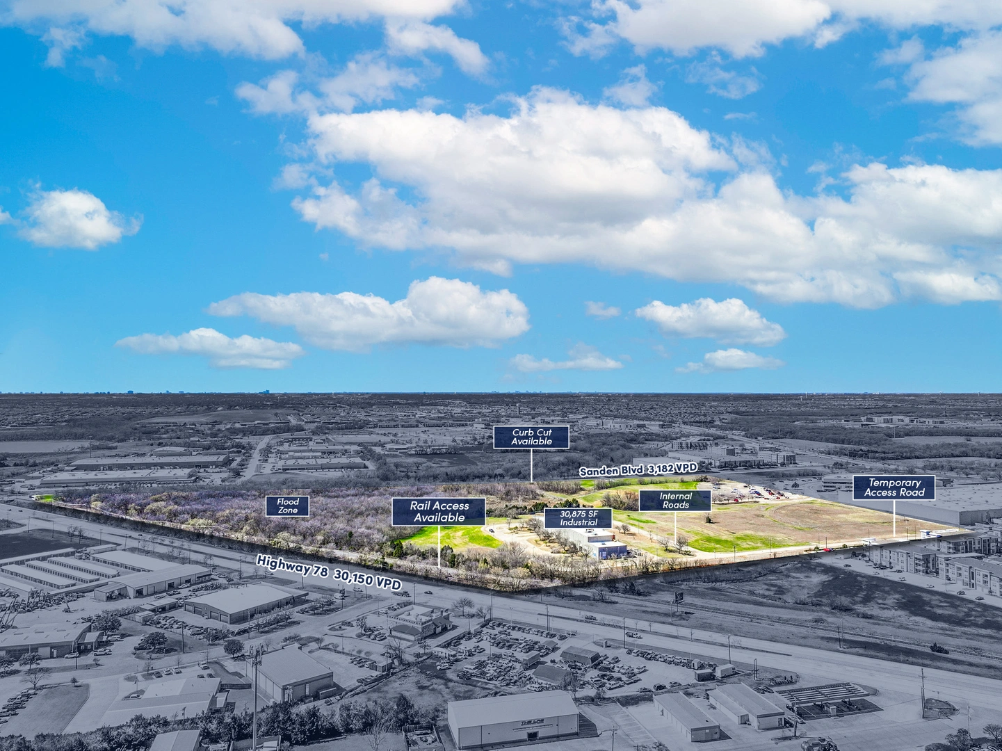 Prime Industrial Property at 611 Sanden Boulevard Listed by M&D CRE