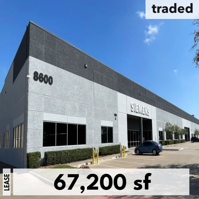 Siemens Real Estate Inc Leases 67200 Square Feet At 8600 N Royal Ln In Irving With John Wolf As Tenant's Rep