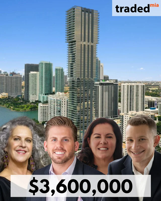 Liz Hogan And Dylan Srebnick Of Compass Represent Buyer In $3.6M Miami Condo Sale