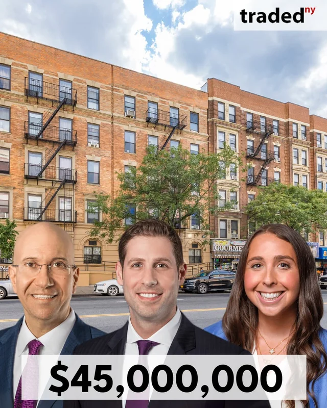 Victor Sozio, Shimon Shkury & Remi Mandell Of Ariel Property Advisors Facilitate $45M Multifamily Sale In Harlem