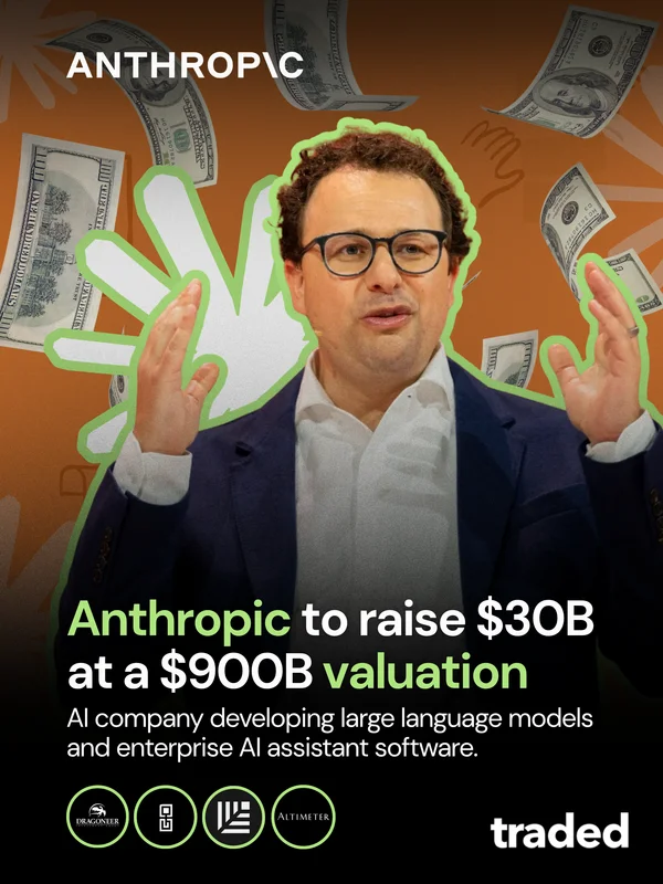 Anthropic Secures $30 Billion Funding Round Led By Dragoneer And Sequoia Capital At $900 Billion Valuation