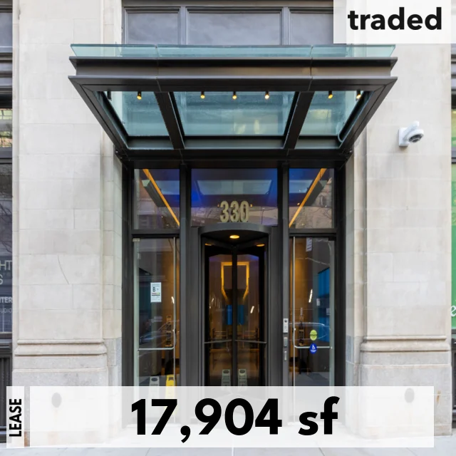 Bioteonik Leases 17904 Square Feet At 330 Hudson St New York With Michael McMahon As Landlord's Rep