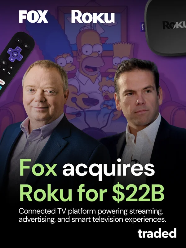 Fox Corporation Acquires Roku For $22 Billion Cash And Stock Transaction