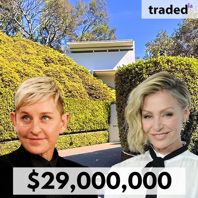 Ellen DeGeneres And Portia De Rossi Acquire Single Family Home In Los Angeles For $29M