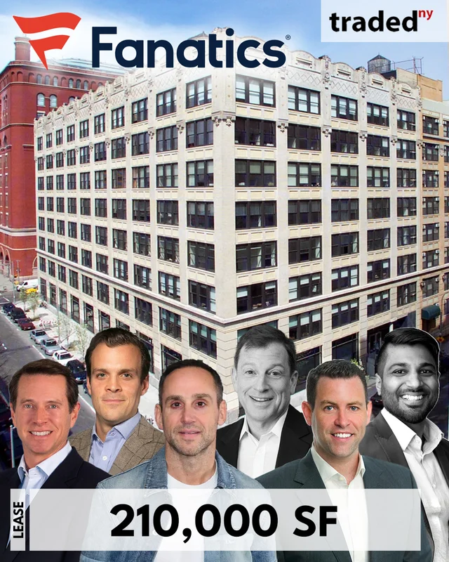 Michael Rubin's Fanatics Expands Lease For Entire 210,000-SF Office At 95 Morton Street