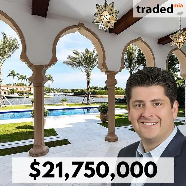 Five Girls Rule LLC Sells Palm Beach SFR For $21.75M With Buyer's Rep Kyle H. Kharman & Seller's Rep Christian Angle