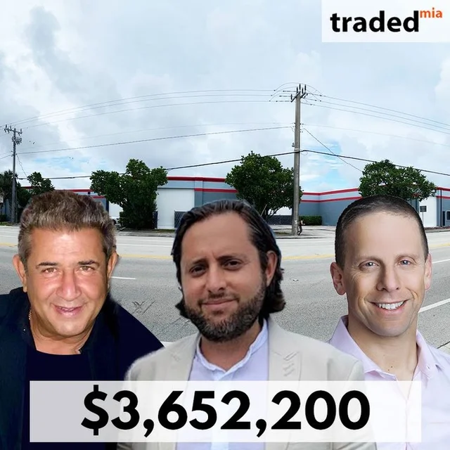 Tony Raz Sells Industrial Property In Pompano Beach, FL For $3.6M With Broker Mike Tewel & Attorney Neil Greenbaum