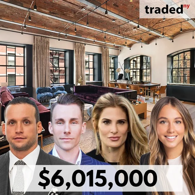 Douglas Elliman Facilitates $6.015M Condo Sale In Noho With Tal Alexander & Marc Riedel As Buyer's Reps And Maria Elena Scotto & Jessica Bank As Seller's Reps