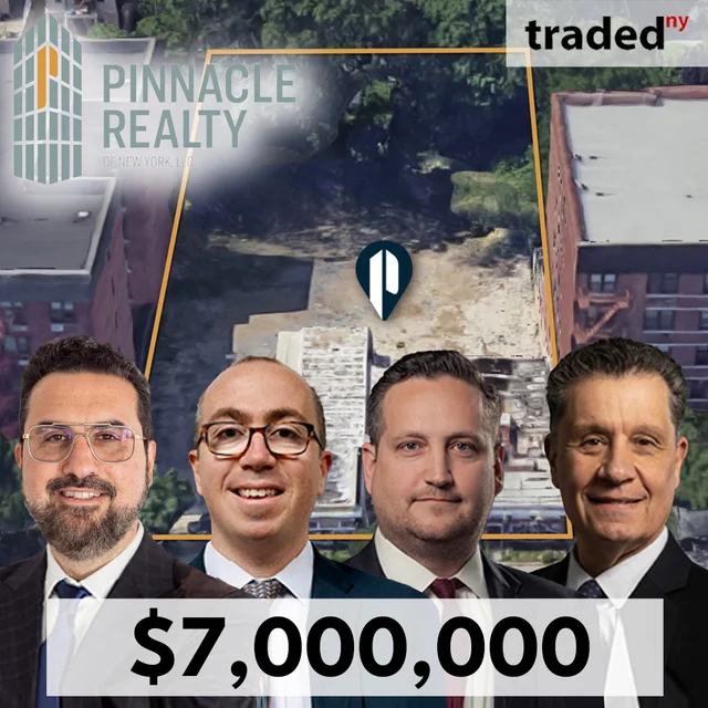 David Junik, Paul Bralower, Decio Baio & Brendan Burke Of Pinnacle Realty Of New York Facilitate $7M Sale Of Development Site In Queens