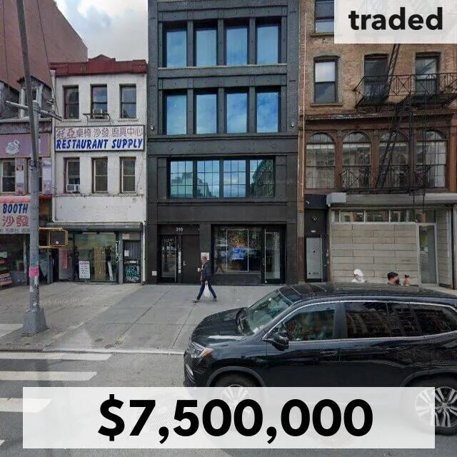 Acadia Realty Trust Acquires Mixed-Use Property At 210 Bowery New York For $7.5M