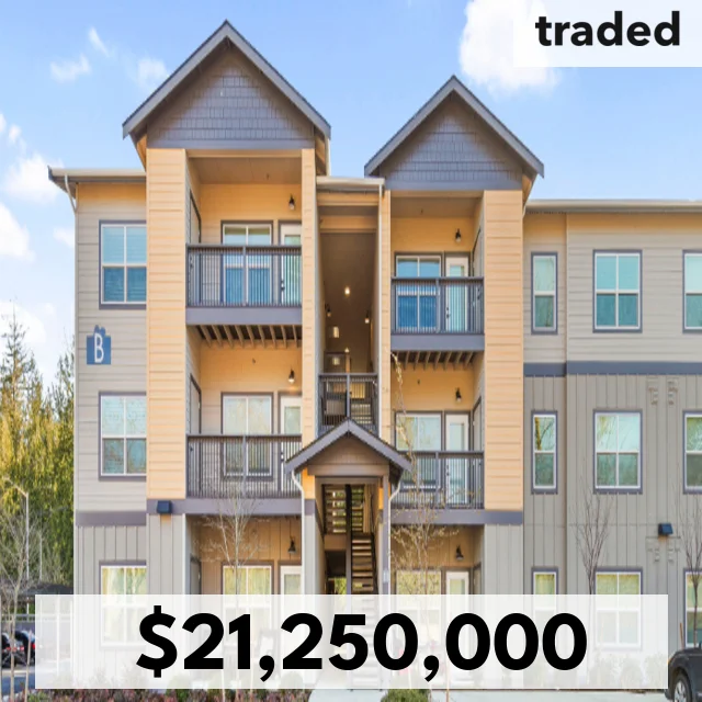 Terrene Homes Sells Alder Walk Multifamily Community In Puyallup For $21.25M