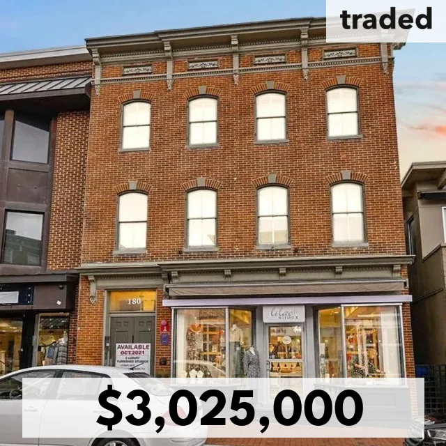 Carrollton Pullman, LLC Acquires Office Building At 180 Main Street In Annapolis For $3.025M