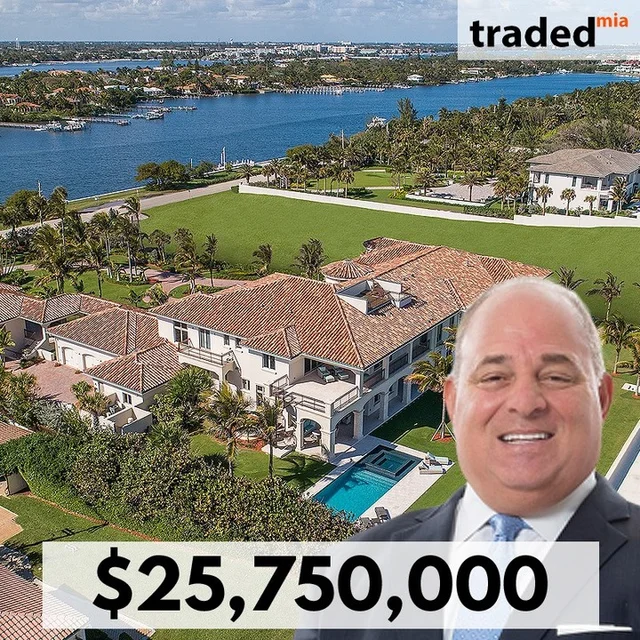 1040 South Ocean Boulevard SFR Sold For $25.75M In Manalapan By Pascal Liguori, Premier Estate Properties