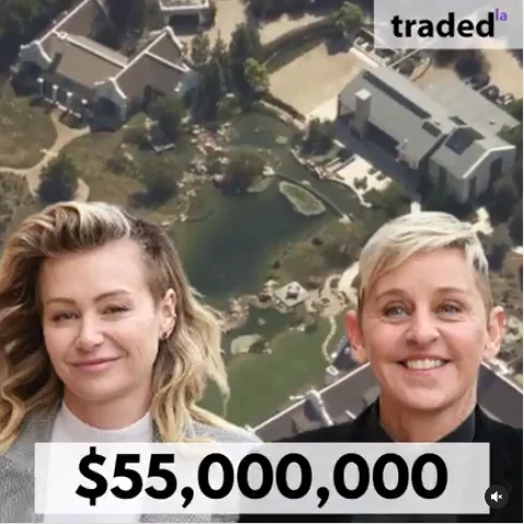 Ellen DeGeneres & Portia De Rossi Sell Montecito SFR For $55M