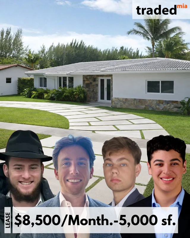 Eric Kastner Leases SFR To University Of Miami Students In Olympia Heights For $8,500/Month