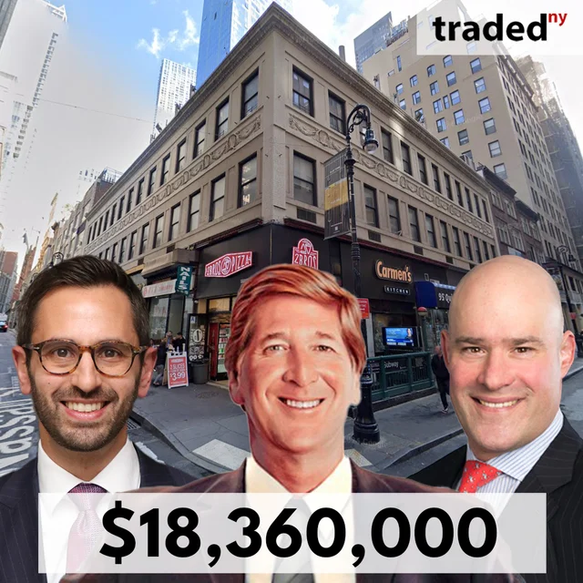 Malachite Group Acquires Development Site At 72 Nassau Street From Citizens Bank For $18.36M