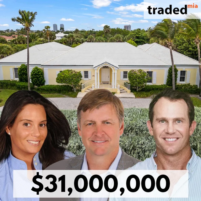 Erik Moody's 1160 NOB LLC Acquires Palm Beach Oceanfront Home For $31 Million