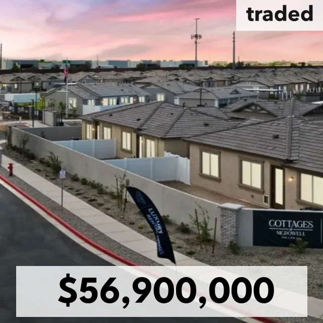 CTAZ McDowell 117 LLC Acquires Cottages At McDowell In Avondale For $56.9M