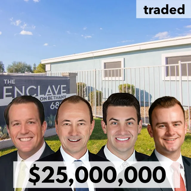 Sunrise Multifamily Group Acquires 120-Unit Multifamily Property In Glendale, AZ For $25M