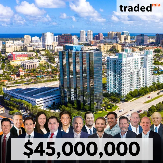Jeff Bernstein And Larry Elbaurm Acquire One Clearlake Office Tower In West Palm Beach For $45M