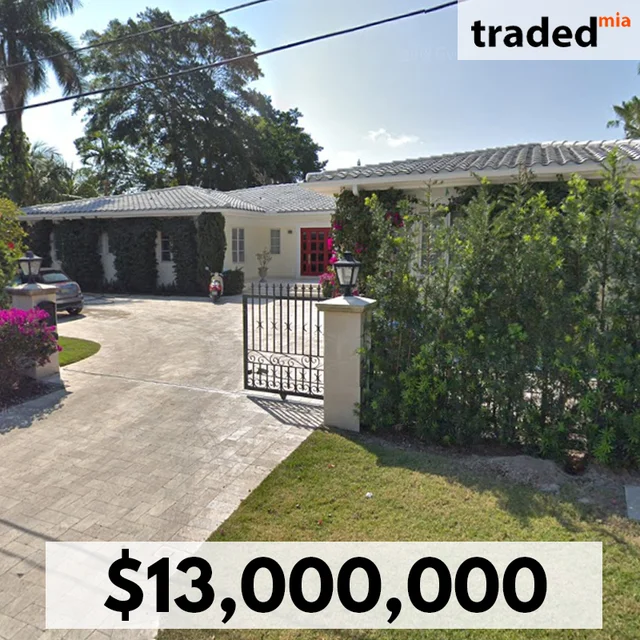 Giancarlo Codoni &amp; Nicola Tramezzani Acquire Single Family Home In Miami Beach For $13M