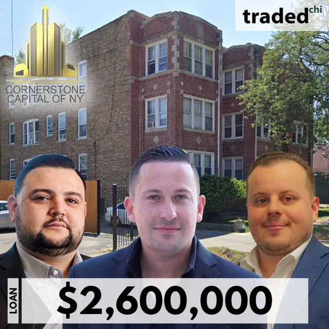 Cornerstone Capital Of NY Secures Financing For 13-Unit Multifamily Property In Chicago
