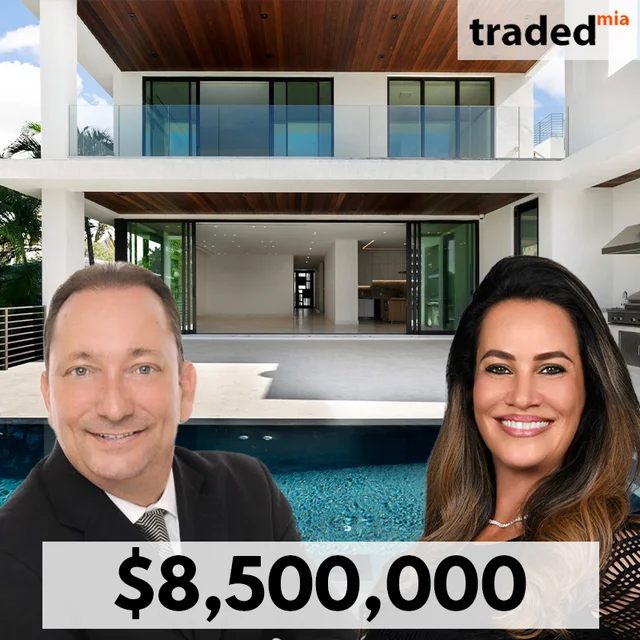 Larry Shinbaum & Sharon Beck Of Luxuri International Realty Broker Record-Breaking $8.5M Sale Of Waterfront Surfside Home