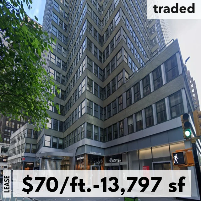Gettry Marcus Leases Office Space At 1407 Broadway, New York For $70/SF