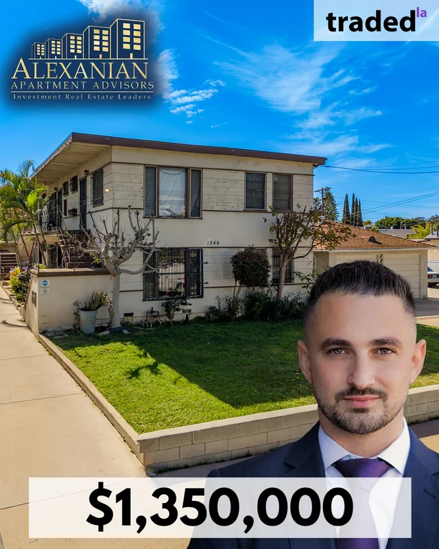 Tomlivia Wu Sells Glendale Multifamily Property For $1.35M With Broker Greg Alexanian