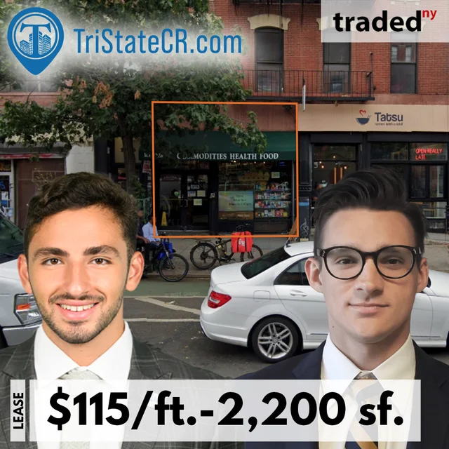 Davean Holdings Leases Retail Space To Italian Pasta At 165 1st Avenue In East Village