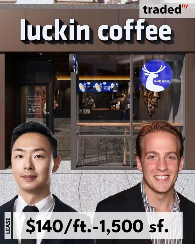 Luckin Coffee Leases Retail Space From Anatasia Gerontis At 244 8th Avenue For $140/ft