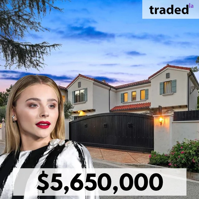Chloë Grace Moretz Sells Single Family Home In Studio City For $5.65M With Buyer's Rep Joshua Myler & Seller's Rep Jason Oppenheim