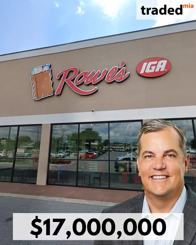 Mark Manheimer Of NETSTREIT LP Acquires Jacksonville Grocery Properties From Robert A. Rowe For $17M